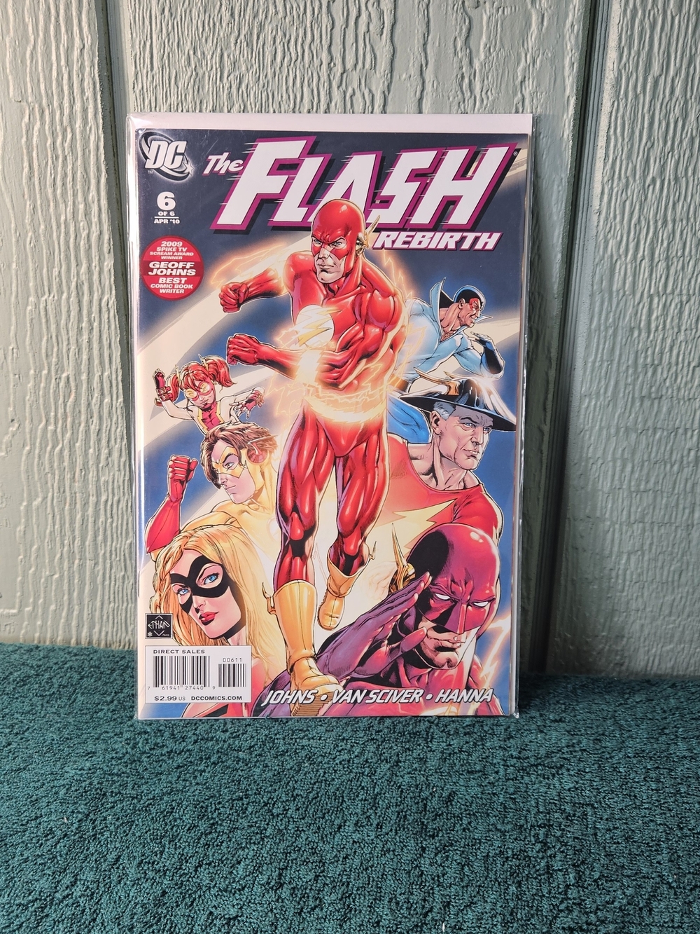 The Flash Rebirth #6 Comic Book - DC - Red & Gold Cover